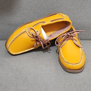 Nouvelles Chaussures Bateau Décontractées en Cuir de Vache Jaune Faites à la Main, à Plateforme Antidérapante, Souples pour la Conduite et le Bureau, Grande Taille pour Hommes - Product Image 4
