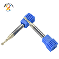 Warrior 6mm CNC mèches de coupe 2 cannelures en aluminium fraise Aitin revêtement personnalisé OEM ODM Support outils de tour