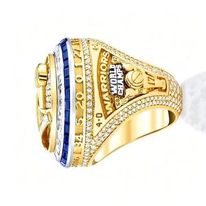 Anillo <span class=keywords><strong>de</strong></span> Campeonato <span class=keywords><strong>de</strong></span> los Golden State Warriors 2017, Anillo <span class=keywords><strong>de</strong></span> Moda <span class=keywords><strong>de</strong></span> Aleación con Diseño <span class=keywords><strong>de</strong></span> Baloncesto - Product Image 4