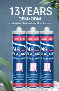 Excellent Adhesion Ms Glue Hybrid Polymer Sealant Gold Silicone For Aluminum Bonding