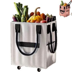 Factory Direct Sales Portable Shopping Bag High Quality Multi Use Functional Carts <b>Cooler</b> Bag Market Shopping Trolley - Product Image 4