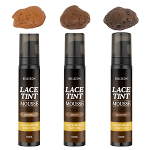 Pelucas de encaje de mezcla precisa que combinan con tono de piel Aspecto natural semipermanente Mousse de tinte de encaje - Product Image 2