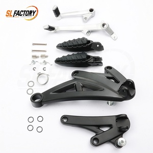 Soporte de Reposapiés de Aluminio Negro para <span class=keywords><strong>Ducati</strong></span> Diavel Carbon 12-17 1200 FL 2018 1200/1200 FL 2018 <span class=keywords><strong>Diesel</strong></span> 2017 - Product Image 3