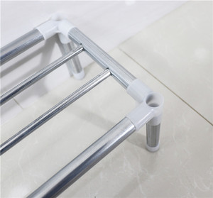 6-layer Multi Purpose <strong>Storage</strong> Organizer 19mm <strong>Steel</strong> <strong>Pipe</strong> Shoe <strong>Racks</strong> 6 Storeys Metal Shelf Heavy Duty Living Room Kitchen Holder - Product Image 2