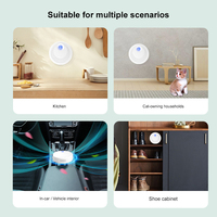 Litière Intelligente Écologique 5200 mAh pour Chat avec Désodorisant, Technologie à Ions Négatifs et Oxygène Actif, Nettoyage Automatique à 360° pour Animaux Domestiques