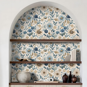 Creation Of Time And Space Peel Stick Wallpaper Floral Pattern Self Adhesive Waterproof Wall Stickers For Home Decoration - Product Image 3