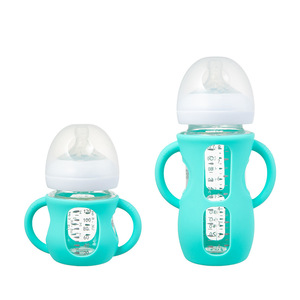 Manchons en silicone de haute qualité pour biberons, poignées antidérapantes pour biberons en verre <span class=keywords><strong>Avent</strong></span> Natural de 4/8 OZ - Product Image 2