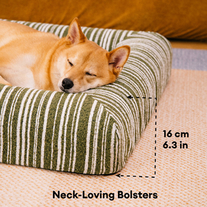 Cama de Lujo Moderna para Mascotas al por Mayor, Rectangular, con Base Antideslizante, Diseño a Rayas, Ecológica, de Felpa Suave, Nueva Cama Rectangular para Perros y Gatos - Product Image 2