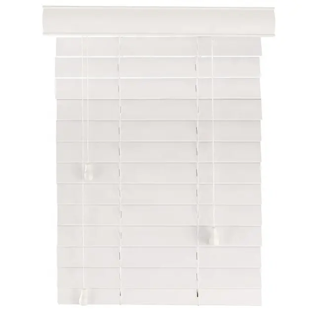 manual 50mm white wooden mechanical venetian blinds for window