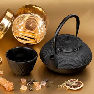 Вокруг печи для приготовления чая, подогрев, специальный чугунный чайник ручной работы для заваривания чая, чугунный чайник