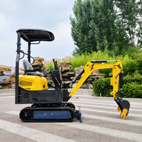 LIVRAISON GRATUITE Mini-excavatrice chinoise la moins chère CE EPA 0,8 tonne 1 tonne 2 tonnes 3 tonnes avec cabine et accessoires multifonctions