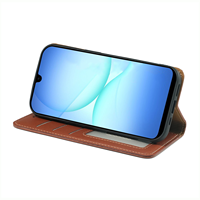 Étui de téléphone en cuir RFID classique pour Samsung Galaxy S24 Ultra S26 Plus S25 Edge A17 A07 A06 A25, couleur unie, couverture en PU