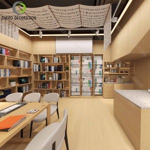 Popular escuela clásica aula biblioteca Oficina madera biblioteca muebles madera Metal librería estanterías decoración muebles - Product Image 1