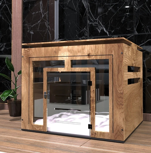 Yüksek Kaliteli Özel İskandinav Tarzı Şeffaf Akrilik Büyük Köpek Kafesi Modern Köpek Kulübesi En İyi Yavru Kafesi Yatak Büyük Köpek Kafesi Mobilyası - Product Image 3