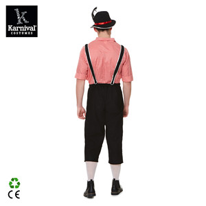 Kit Costume Traditionnel Bavarois ODM en Gros pour Homme : Chemise, Lederhosen, Chapeau – Idéal pour Fête de la Bière, <span class=keywords><strong>Film</strong></span> ou Émission TV - Product Image 4