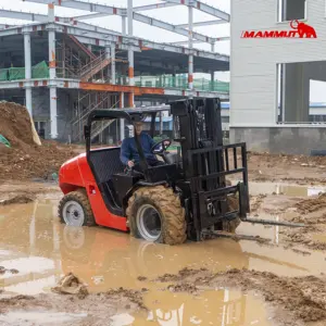 Mammut 4x4 Gelände-Gabelstapler 3 Tonnen 4 Tonnen 5 Tonnen H25 H35 H50 Diesel-Gabelstapler mit EPA Euro5-Motor