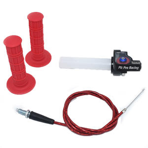 Poignées de moto avec réglage d'accélérateur à rotation rapide 1/4 MM câble d'accélérateur pour <span class=keywords><strong>guidon</strong></span> conique <span class=keywords><strong>PRO</strong></span> Dirt Pit Bike pièces de Motocross 1200MM - Product Image 3