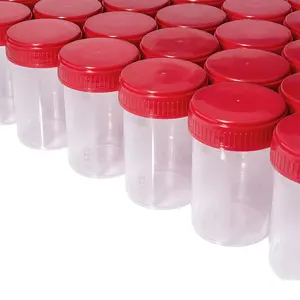 Récipient d'urine de soins de santé de fournisseur en gros, récipient en plastique jetable d'urine de laboratoires médicaux