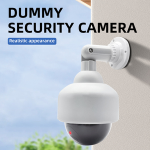 Manufacturer Outdoor Waterproof <strong>Security</strong> Simulated <strong>Fake</strong> <strong>Camera</strong> CCTV Decoy Analog Dummy <strong>Camera</strong> with Blinking Flashing LED Light - Product Image 1