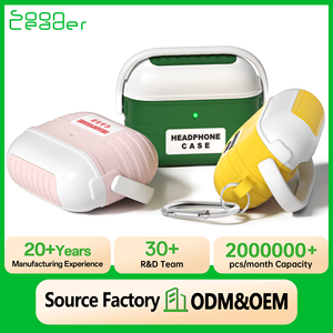 Soonleader 2024, Proveedor Chino, Nueva Funda para Auriculares de Moda, Elegante y Duradera, de TPU y Silicona Antiamarillamiento para <span class=keywords><strong>AirPods</strong></span> Pro <span class=keywords><strong>2</strong></span> - Product Image 1