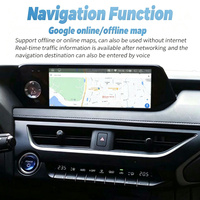 Écran Android 10,25 pouces 13 pour Lexus UX 2018-2019 Lecteur DVD de voiture Multimédia Android Auto Carplay Wifi BT GPS Navigation