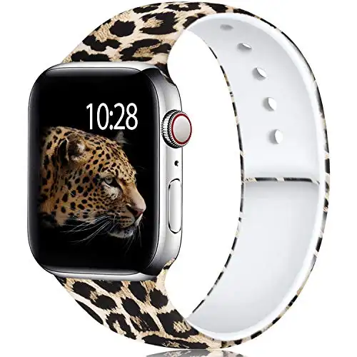 Dây Đồng Hồ Apple Watch 38Mm 40Mm 42Mm 44Mm, Dây Silicon In Họa Tiết, Dành Cho IWatch, Sê-ri 6/5/4/3/2/1