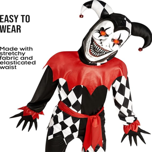 Kostum Badut Halloween Anak-anak untuk Cosplay, Pakaian Pesta untuk Anak Laki-laki dan Perempuan - Product Image 4