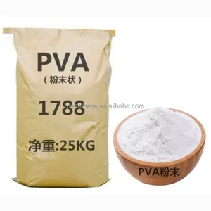 High purity pva powder has good film formation good mechanical strength easy film formation and low price