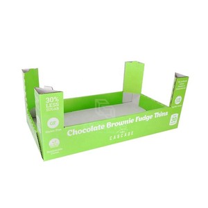 Customizable Corrugated <strong>Cardboard</strong> PDQ Display Boxes-Eco-Friendly Waterproof Foldable Handle Supermarket Stackable Carton <strong>Tray</strong> - Product Image 1