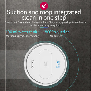 BowAi OB11 Robotic Vacuum Cleaner 3 In 1 Sweep Vacuum Mop Gyroscope Navigation Automatic Recharge White - Product Image 3