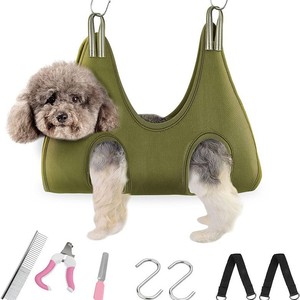 Pet Grooming Hammock For Dogs Small Medium Size Breathable Hanging Nail Trimming Convenient Grooming Support - Product Image 3