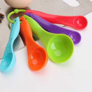 Gadget de cocina de alta calidad, herramientas para hornear y repostería, juego de cucharas medidoras de plástico de 5 piezas - Product Image 4