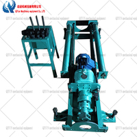 Foreuse directionnelle hydraulique QYQ-100, machine de forage horizontal à glissement, alimentée au diesel, pour puits d'eau et mines, portée 100m