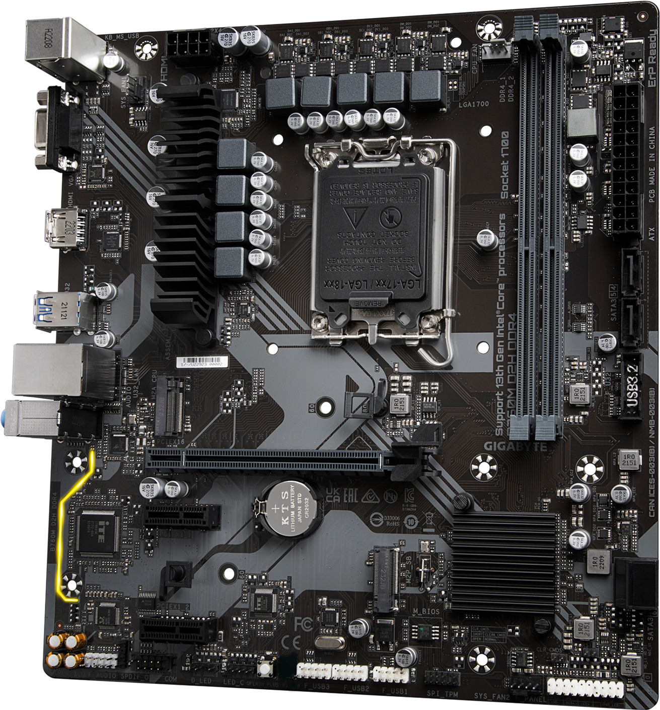 GIGABYTE B760M D2H DDR4