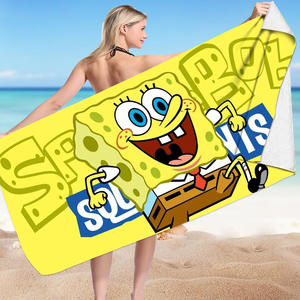 अनुकूलन योग्य कपास बच्चों के बीच तौलिया कैप कार्टून प्लेड नरम त्वरित शुष्क यात्रा स्नान समुद्र तट तौलिए - Product Image 5