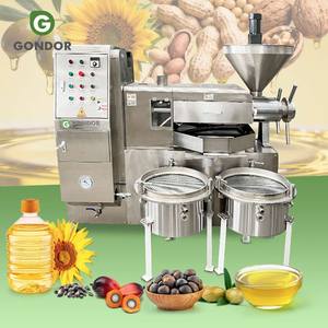 ひまわりココナッツマスタード1-2t/H 3T/H パーム食用油抽出製造プロセスプレス機プラント - Product Image 1