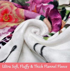 Floral En Laine Polaire En Peluche Bébé Photographie Toile De Fond Mémoire <span class=keywords><strong>Couverture</strong></span> <span class=keywords><strong>Couverture</strong></span> Mensuelle D'étape de Bébé Fille - Product Image 2