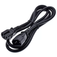 Cordon d'alimentation CA IEC320 C14 vers C15, câble d'extension pour PDU UPS
