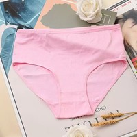 0,58 Dollar XK001 Größe XL-3XL Damen Baumwollslips, Weiche Atmungsaktive Mehrfarbige Mittelhohe Slips, Großhandel Damenunterwäsche