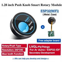 Carte de développement AIoT ESP32-C3 avec écran TFT rotatif rond de 1,28 pouce 240*240, bouton rotatif GC9A01, compatible Arduino LVGL WIFI BLE UART