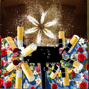 Machine électronique de rotation de gâteau de système de mise à feu à télécommande de moulin à vent de pyro pour la représentation d'étape pour des anniversaires de Noël de mariage - Product Image 2