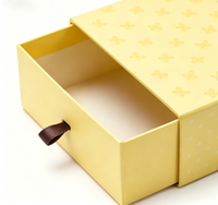 Boîte d'emballage en carton de type tiroir avec logo personnalisé, design personnalisé de haute qualité, pour cosmétiques, bijoux, boîte à tiroirs