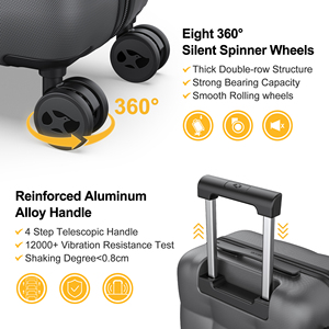 <span class=keywords><strong>Valise</strong></span> cabine MGOB ABS 20 pouces avec logo personnalisé, bagage moderne, valises cabine 14 pouces, <span class=keywords><strong>valise</strong></span> de cabine <span class=keywords><strong>sous</strong></span> le siège d'avion - Product Image 3