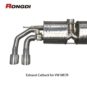 ท่อไอเสียแคทแบ็กสแตนเลส Rongdi 304 หนา 1.5 มม. สำหรับรถยนต์ VW Golf Mk7 7r/7.5r 2.0t ปี 2010-2020 - Product Image 5