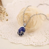 Collier en pierre «The Vampire diars», Hip hop, street, personnalité, porter un pendentif, collier, nom, collier, bijoux personnels pour femmes