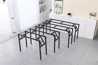 Table pliante moderne réglable Suoteng pour banquets, hôtels et chaises, structure de table pliante en métal pour mariages
