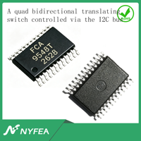 Fonction de réinitialisation FCA9548T, commutateurs de traduction bidirectionnels 1 sur 8, I2C/SMBus Master 1.65V-5.5V, remplace TCA9548APWR TSSOP-24