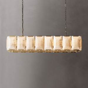 Lustre rectangulaire vintage style industriel à filament, <span class=keywords><strong>suspension</strong></span> noire, luminaires suspendus <span class=keywords><strong>et</strong></span> suspensions - Product Image 6