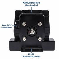 Pièces de vanne APL-410N Boîtier de fin de course IP66 2 interrupteurs mécaniques SPDT Norme NAMUR Moniteur pour vanne de commande pneumatique