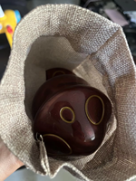 Sacs cadeaux en jute réutilisables personnalisés de 7*9 pouces, petits lots en vrac pour tasses, bocaux Mason, Noël, l'Avent, les fêtes, motif à pois